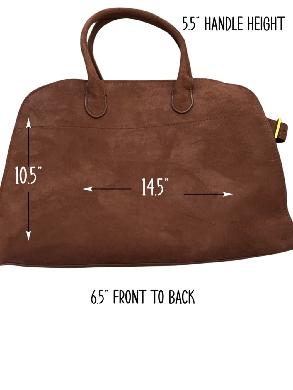 Brown Suede Women’s Tote Bag
